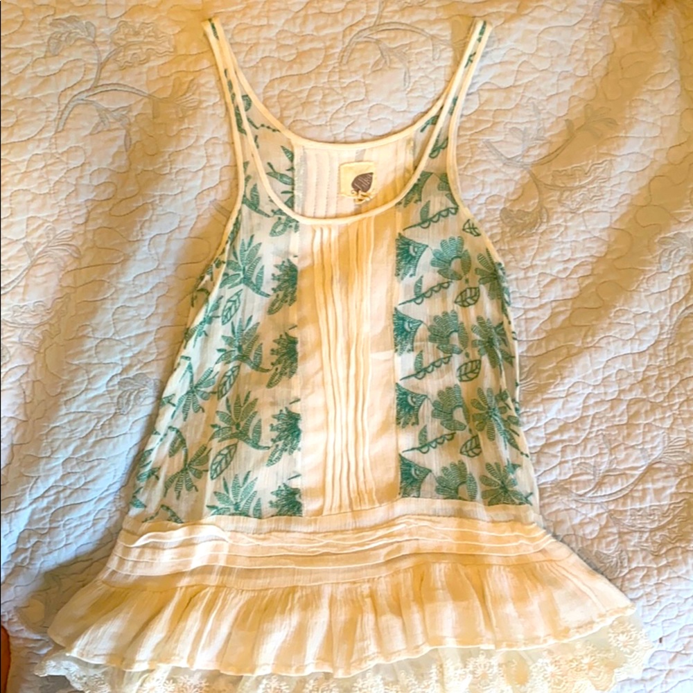 Embroidered top